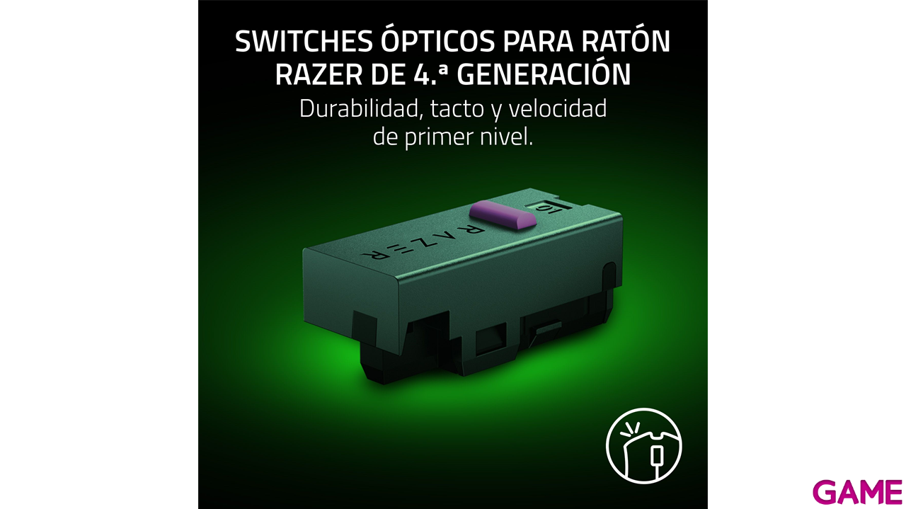 Razer DeathAdder V4 Pro Blanco - Raton Gaming-3