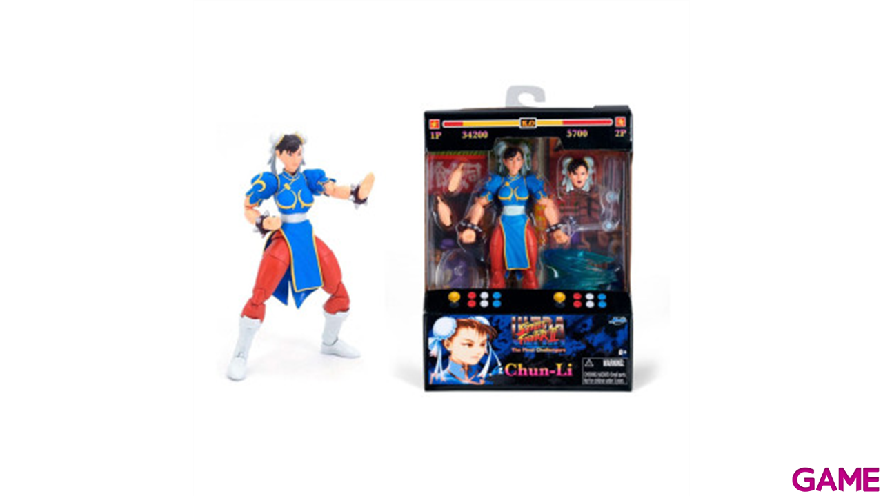 Figura Street Fighter II Chun-Li The final Challegers de 15 cm-0
