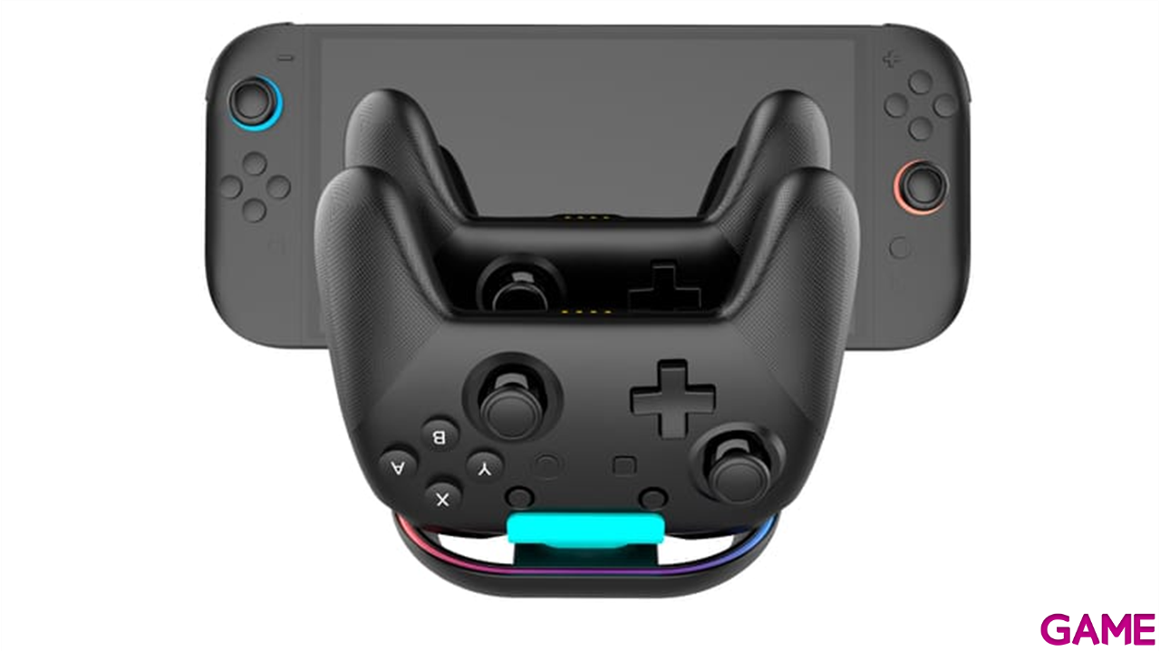 Base de carga Nintendo Switch 2 + 2 mandos Pro - Nacon-2