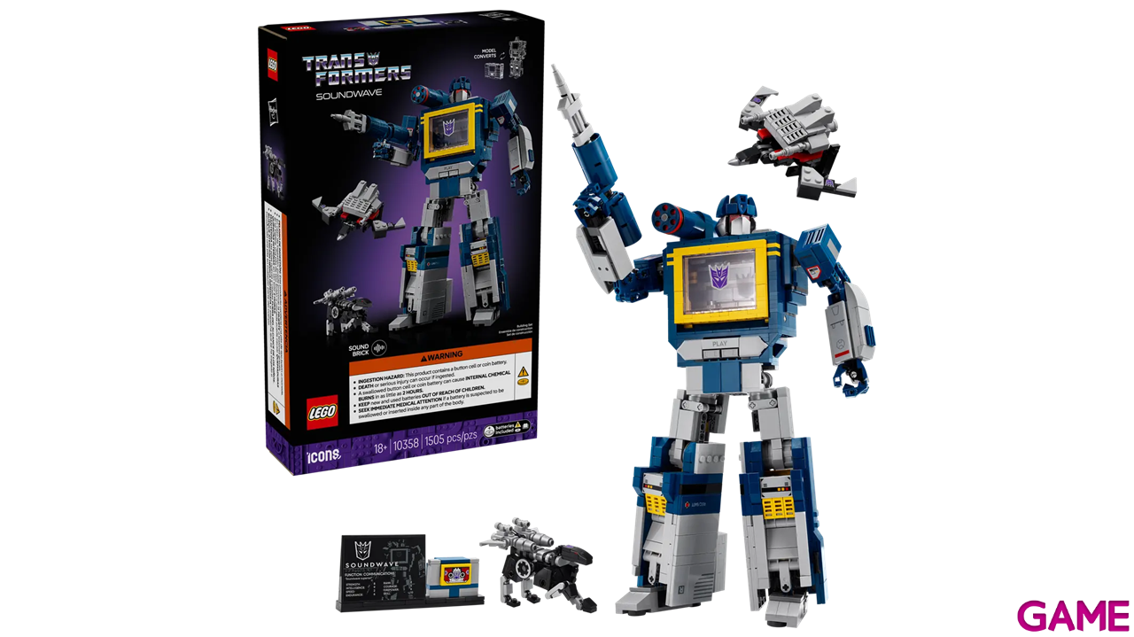 LEGO Icons Transformers: Soundwave 10358-0