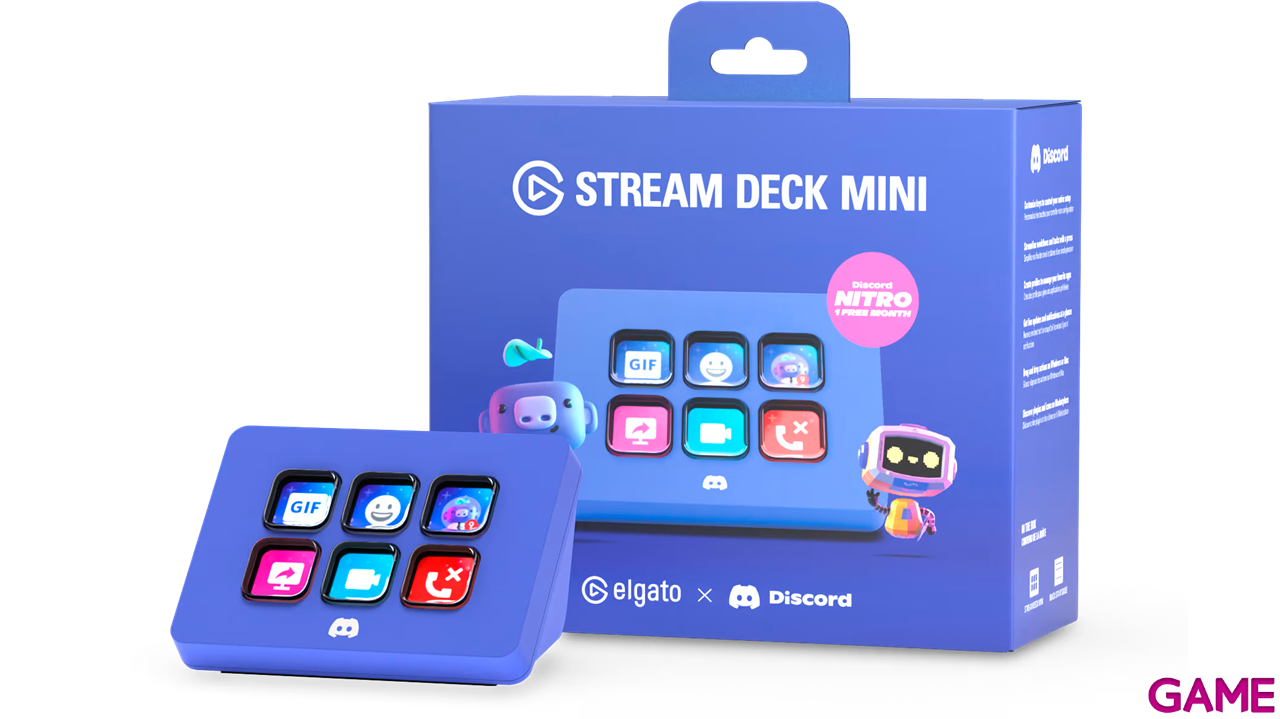 Elgato Stream Deck Mini Discord - Controlador Streaming-0