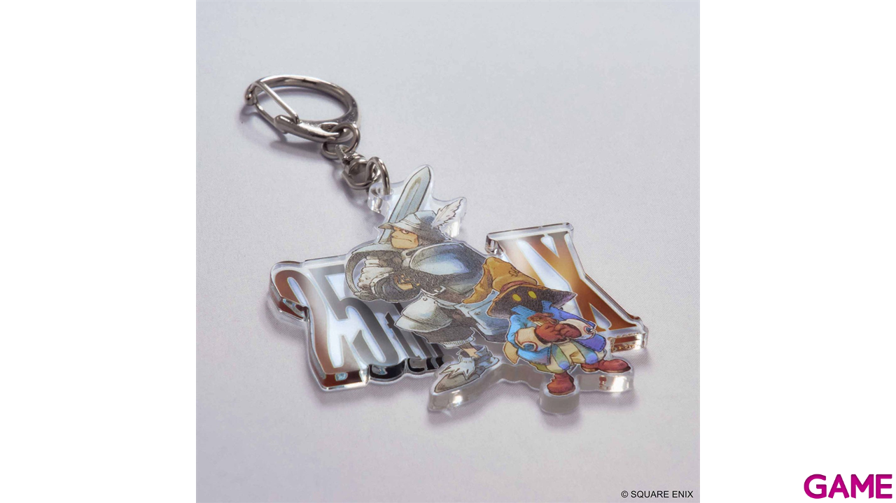 Llavero Final Fantasy IX 25th aniversario Vivi Ornitier y Adelbert Steiner de 7,5 cm-0