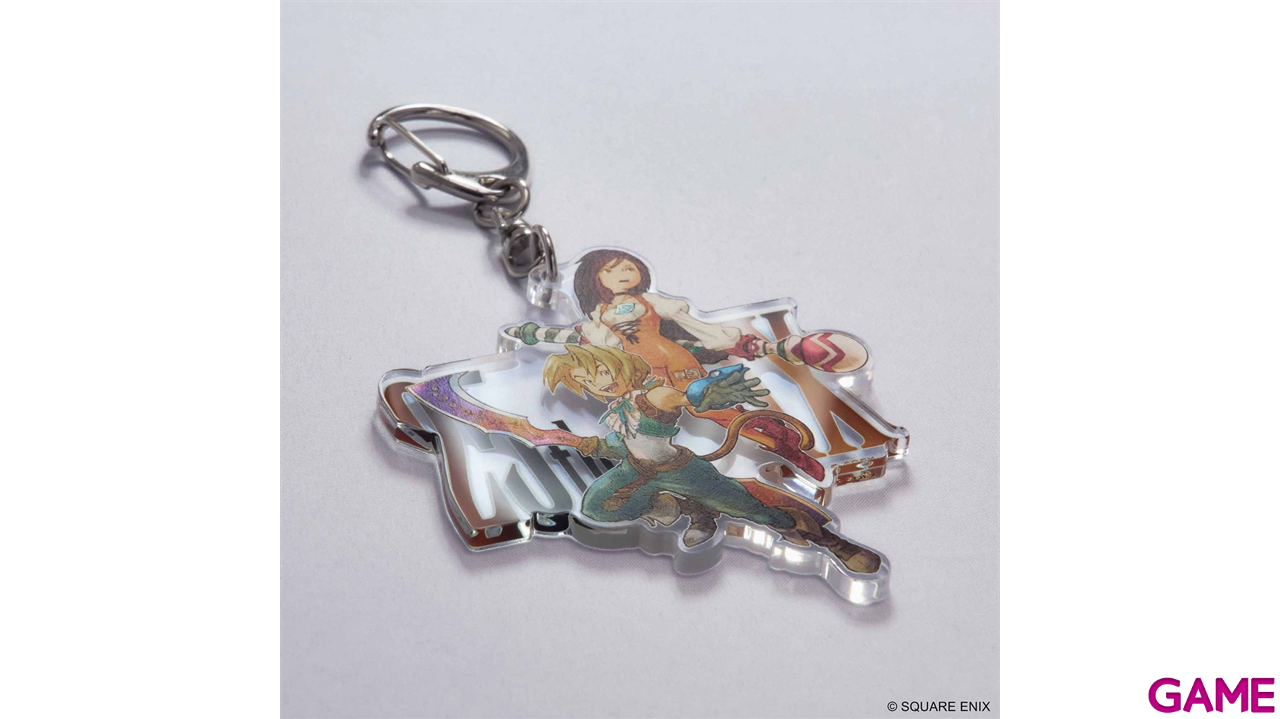 Llavero Final Fantasy IX 25th aniversario Vivi Ornitier y Adelbert Steiner de 7,5 cm-1