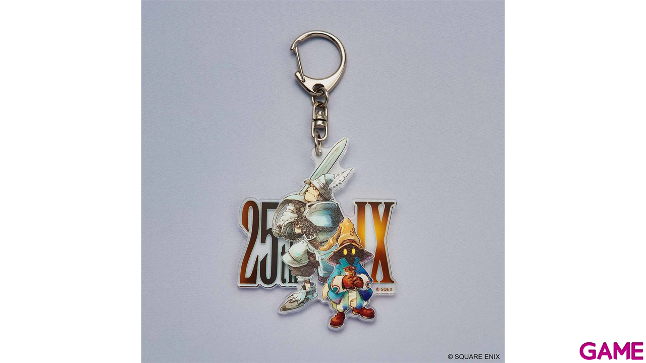 Llavero Final Fantasy IX 25th aniversario Vivi Ornitier y Adelbert Steiner de 7,5 cm-3
