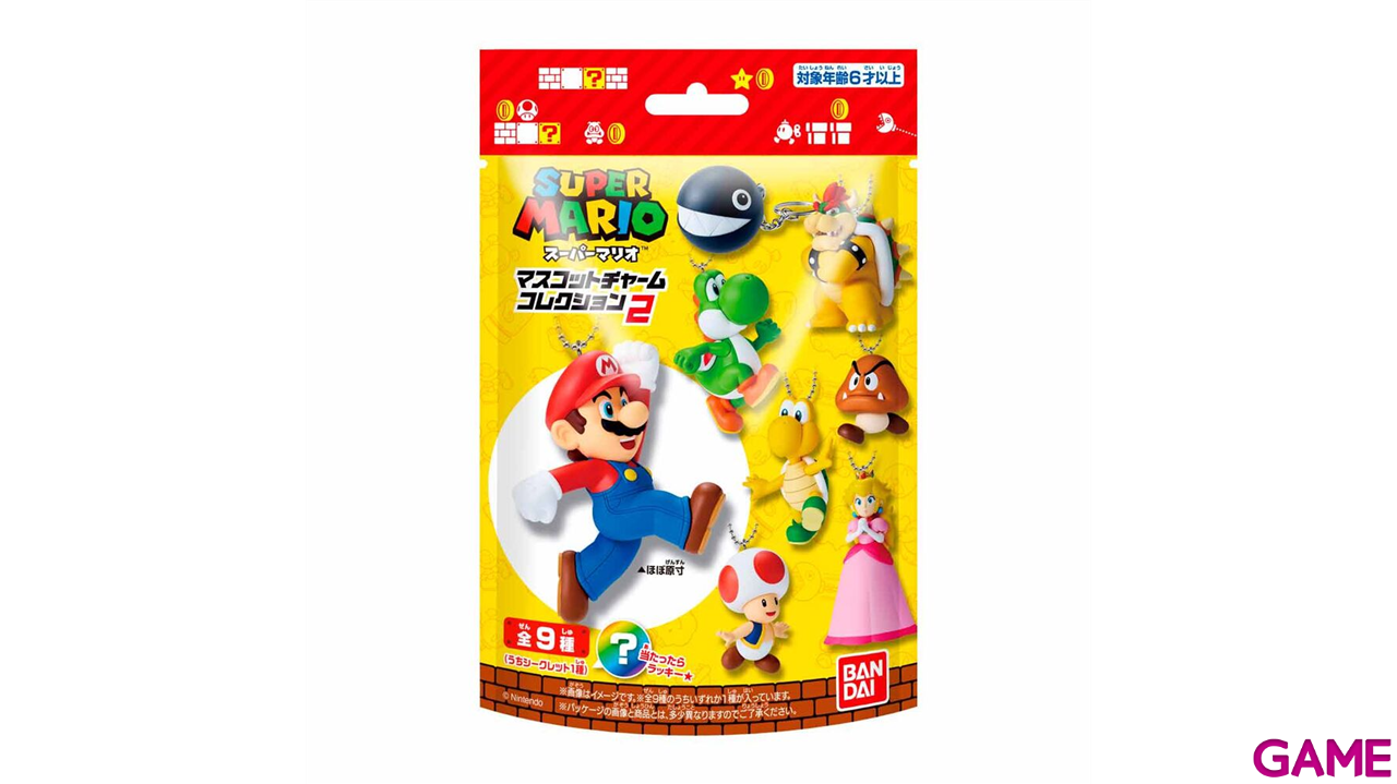 Figura para llavero Super Mario Bros. Mascot Charm Collection series 2 de 5,5 cm (surtido)-4