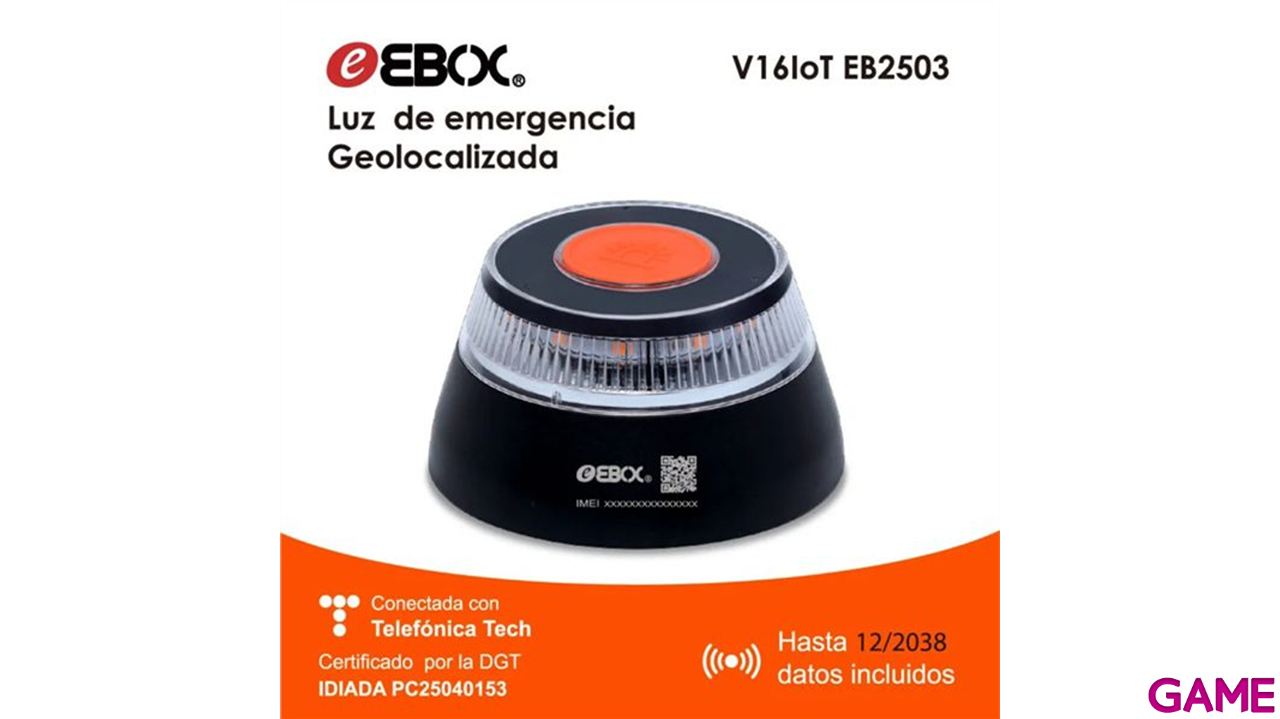 Luz de Emergencia Geolocalizada V16IoT Ebox-0