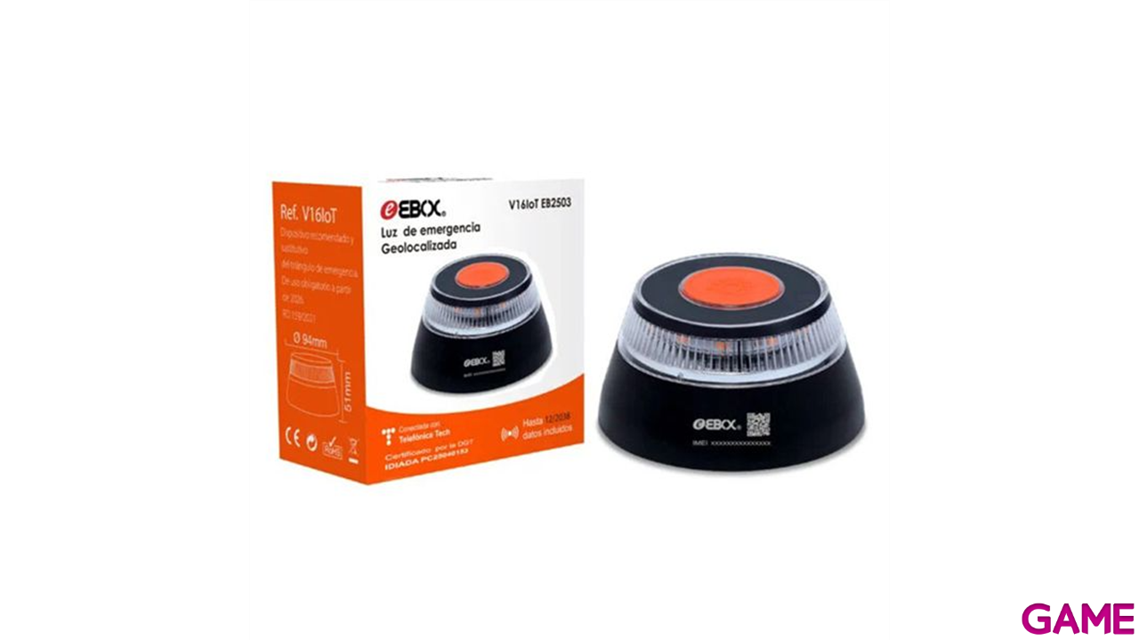 Luz de Emergencia Geolocalizada V16IoT Ebox-2