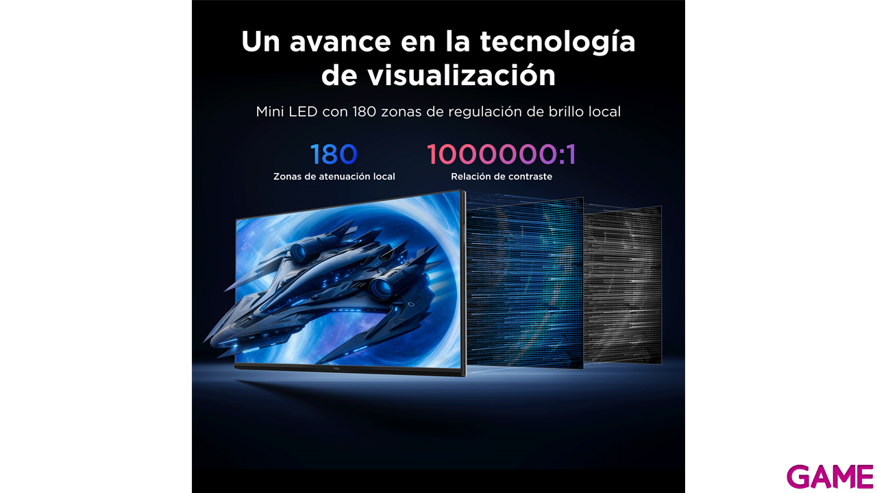 TCL 25G64 25´´ - MiniLED - Full HD - 300Hz 1ms - Altavoces - Monitor Gaming-15