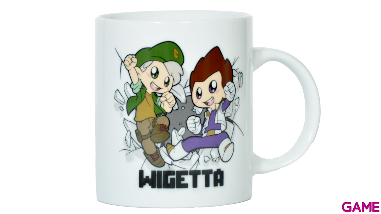 Taza de porcelana blanca Wigetta de 320 ml-2