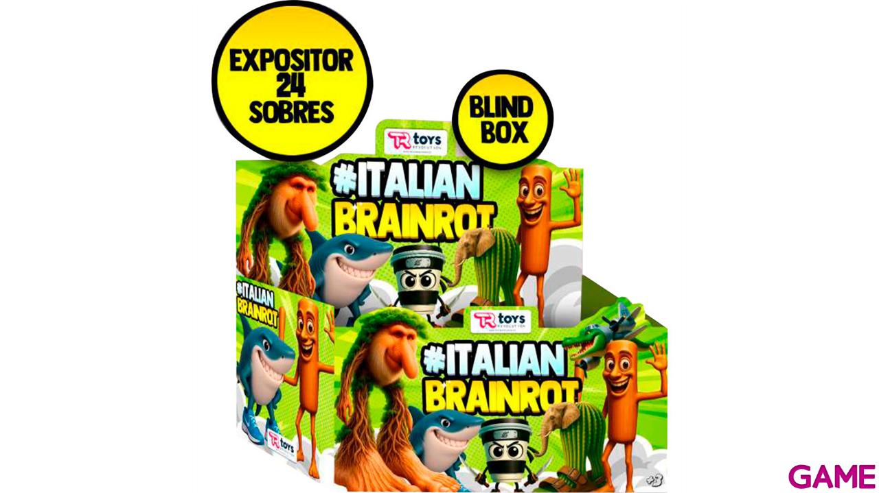 Sobre Figura + 3 Cartas coleccionables Italian Brainrot (surtido)-0