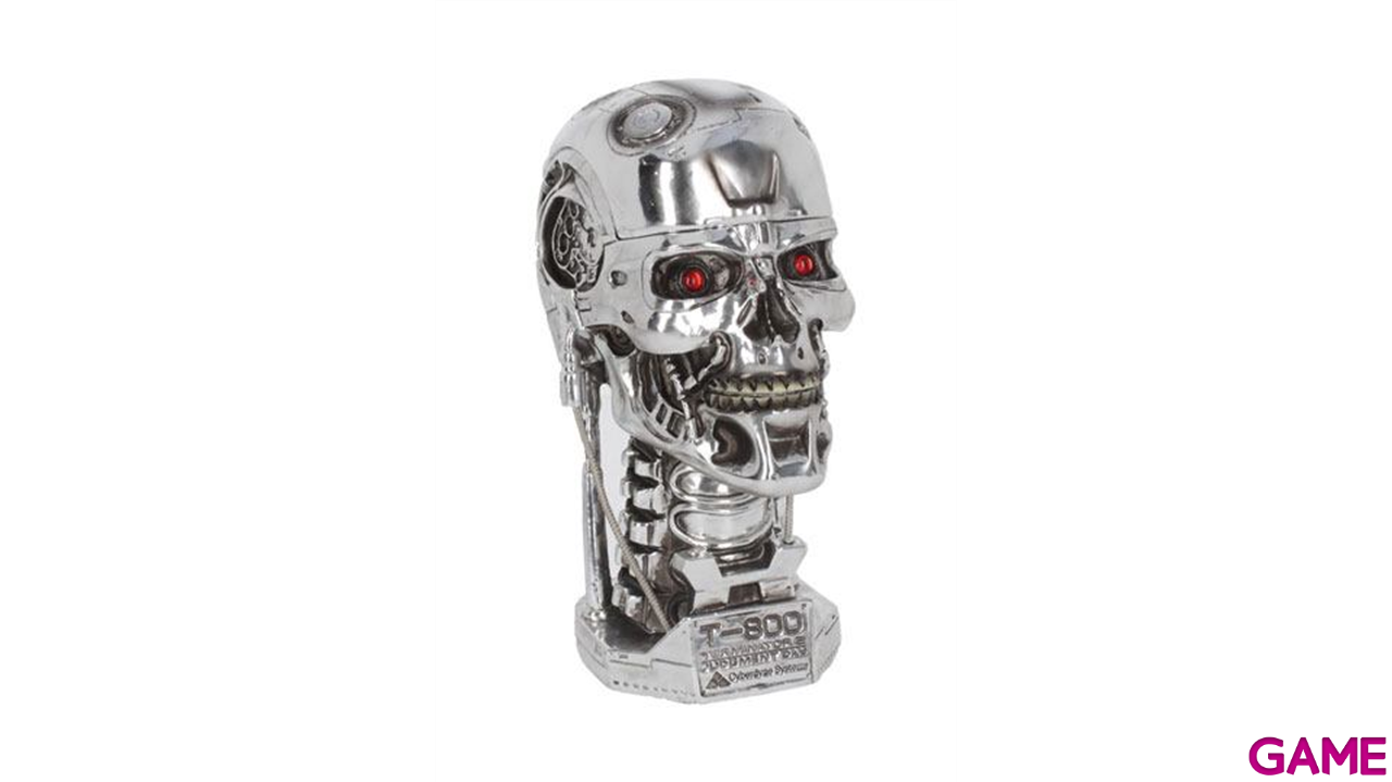Caja de almacenamiento Terminator 2 cabeza T-800 de 21 cm-2