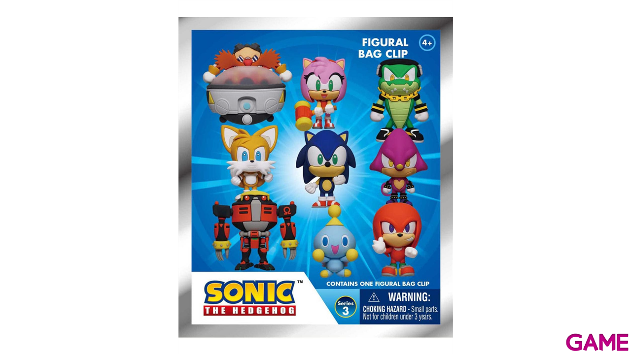 Colgante 3D Sonic Series 3 para Mochilas y bolsos (surtido)-0