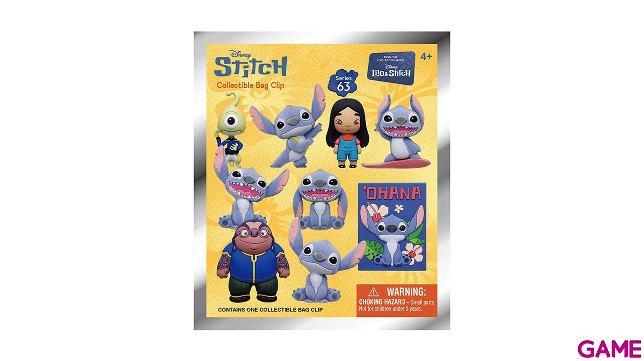 Colgante 3D Disney Stitch Movie Series 1 para Mochilas y bolsos (surtido)-0