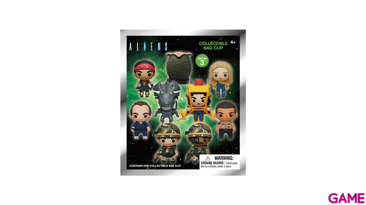 Colgante 3D Aliens Series 3 para Mochilas y bolsos (surtido)-0