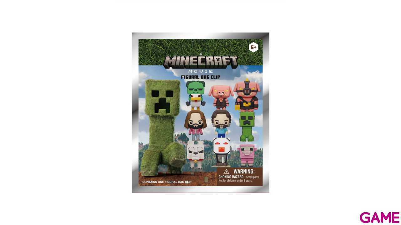 Colgante 3D Minecraft Movie Series 1 para Mochilas y bolsos (surtido)-0