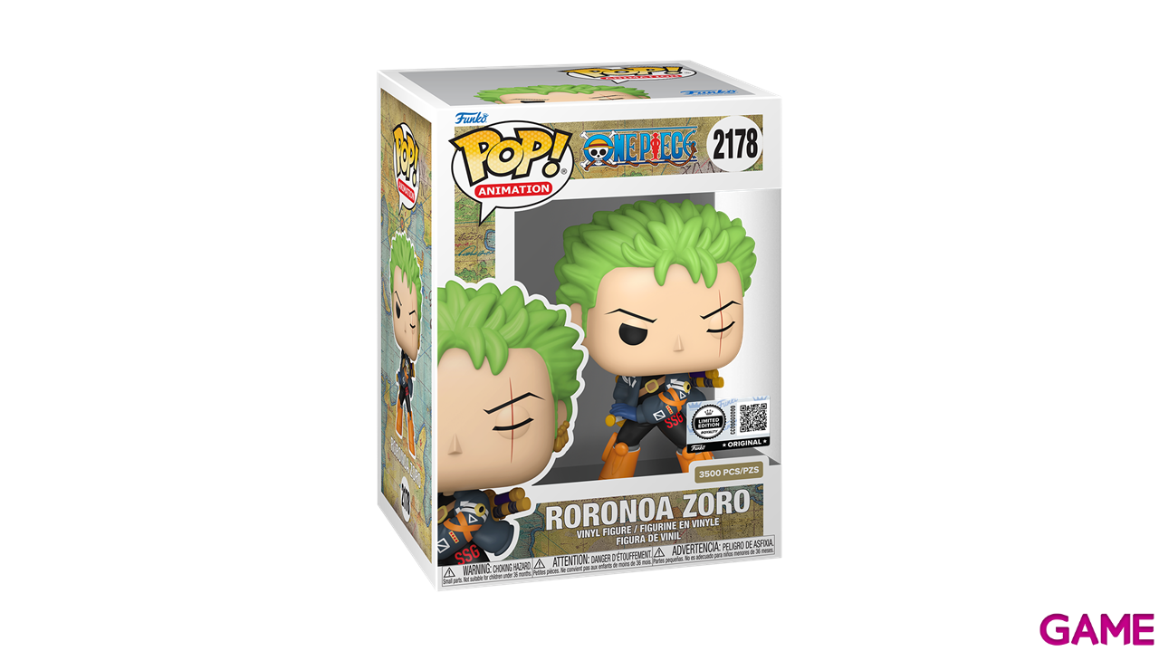 Figura POP Animación: One Piece Roronoa Zoro - Royalty Limited Edition-1