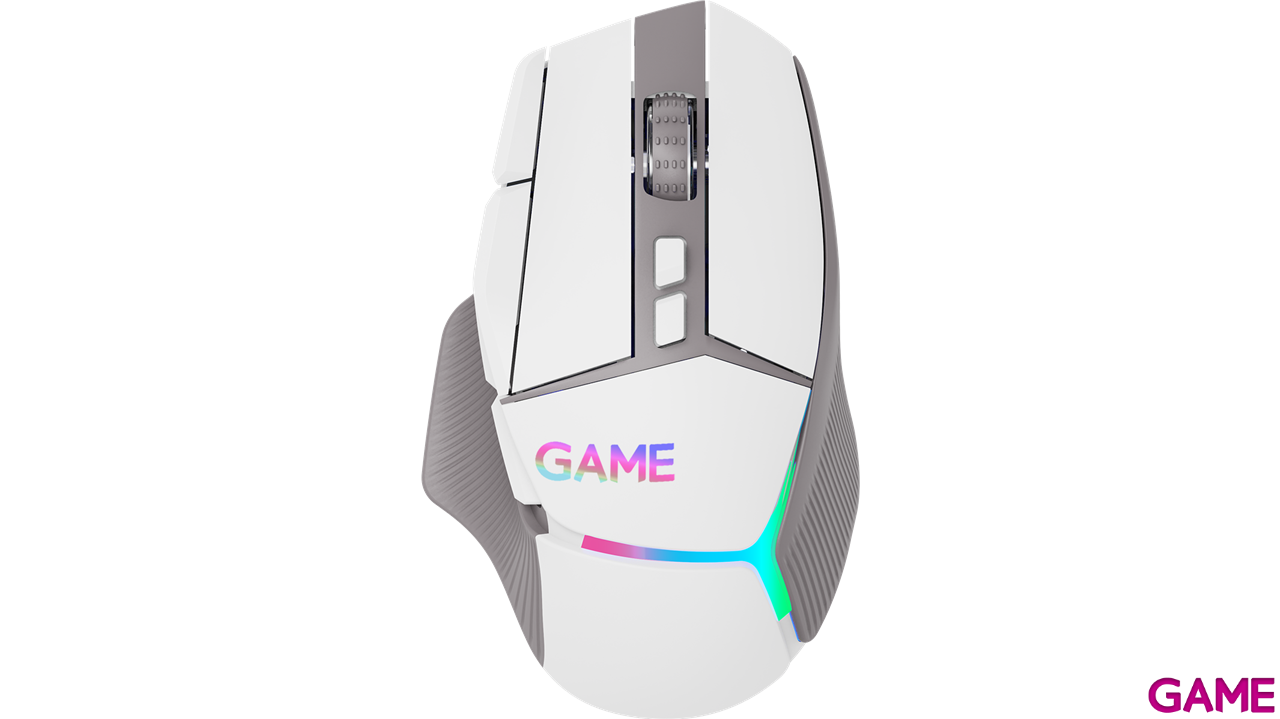 GAME MX-W5 RGB Inalambrico Bluetooth Blanco - Raton Gaming-0