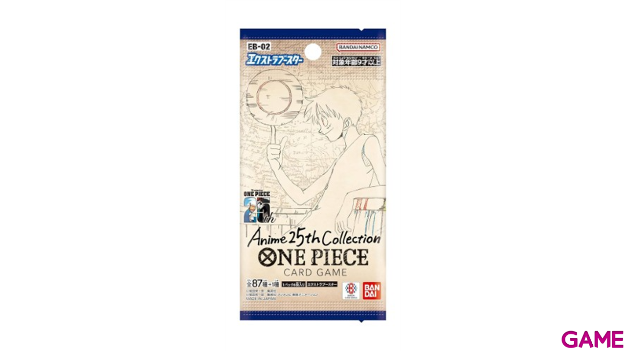 Sobre de Cartas One Piece Anime 25th Collection EB-02 en Japonés-0