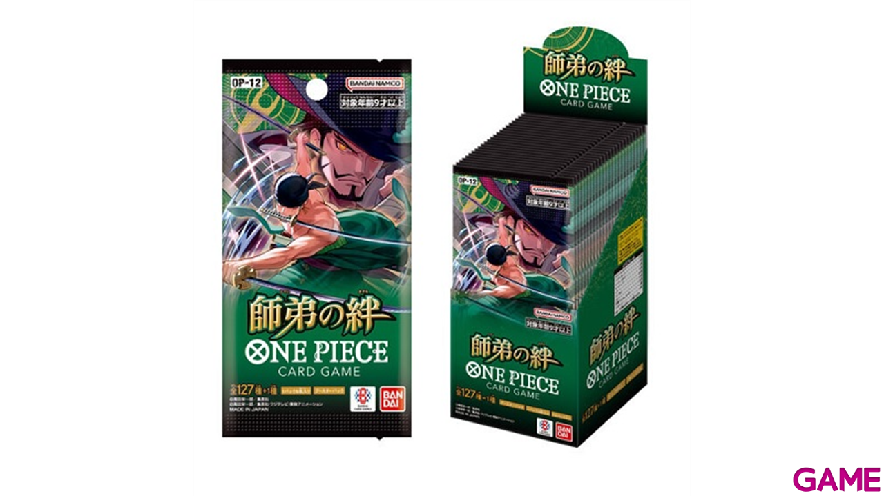 Sobre de Cartas One Piece Master and Discipline OP-12 en Japonés-0