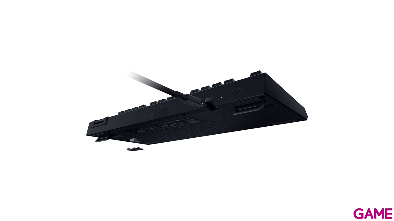 Razer BlackWidow V4 TKL HyperSpeed Wireless Bluetooth Orange Switch Spanish Layout - Teclado Gaming-0