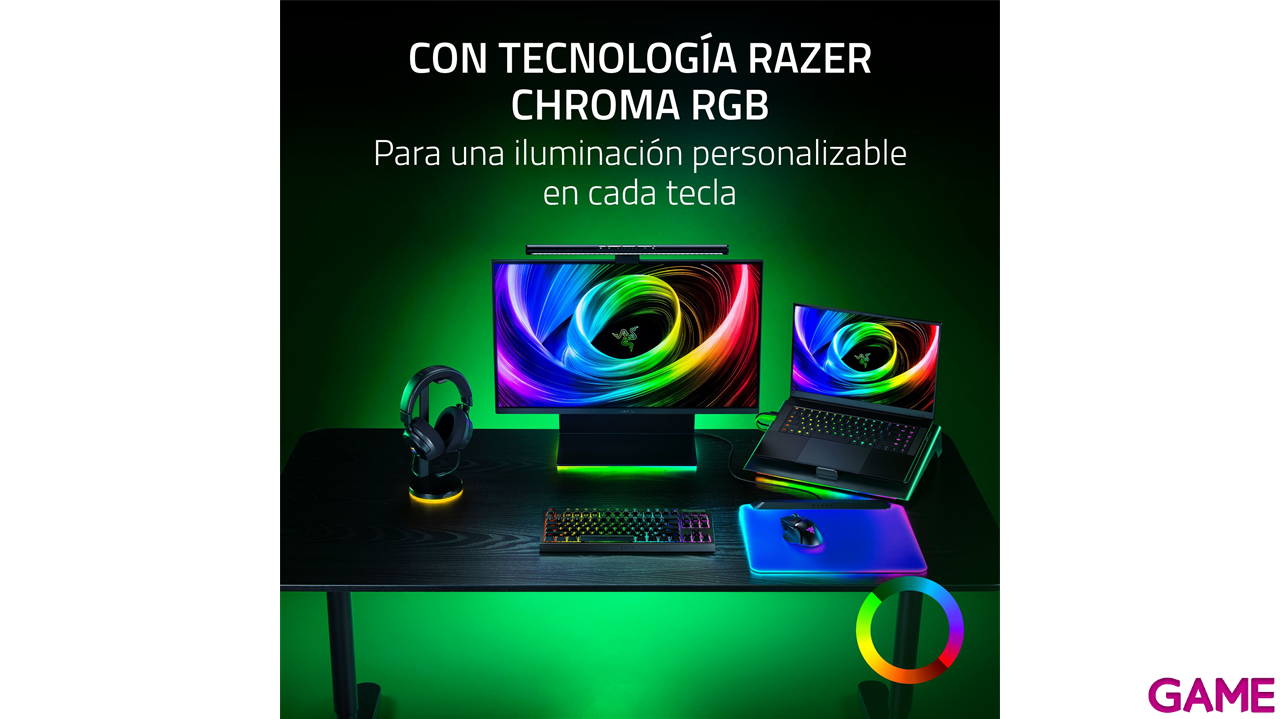 Razer BlackWidow V4 TKL HyperSpeed Wireless Bluetooth Orange Switch Spanish Layout - Teclado Gaming-1