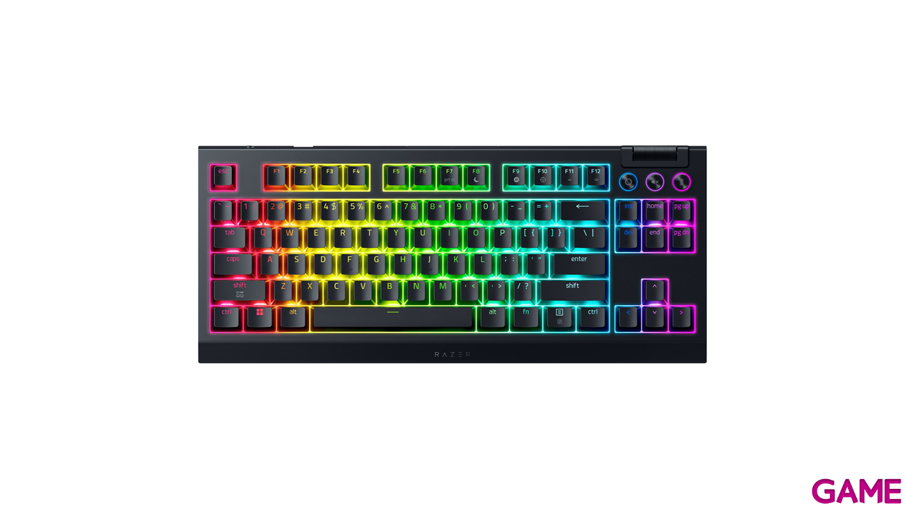 Razer BlackWidow V4 TKL HyperSpeed Wireless Bluetooth Orange Switch Spanish Layout - Teclado Gaming-7