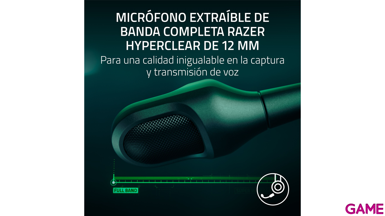 Razer BlackShark V3 Pro Licencia PlayStation Black Wireless Bluetooth PC - PS5 - PS4 - Switch - Movil - Auriculares Gaming-7