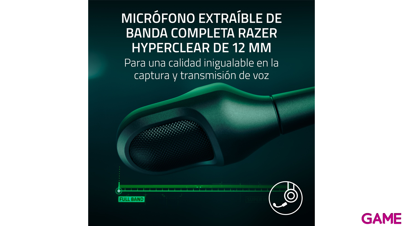 Razer BlackShark V3 Pro Licencia PlayStation White Wireless Bluetooth PC - PS5 - PS4 - Switch - Movil - Auriculares Gaming-3