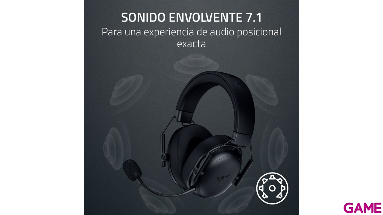 Razer BlackShark V3 X Hyperspeed Wireless Bluetooth PC - PS5 - PS4 - Switch - Movil - Auriculares Gaming-3