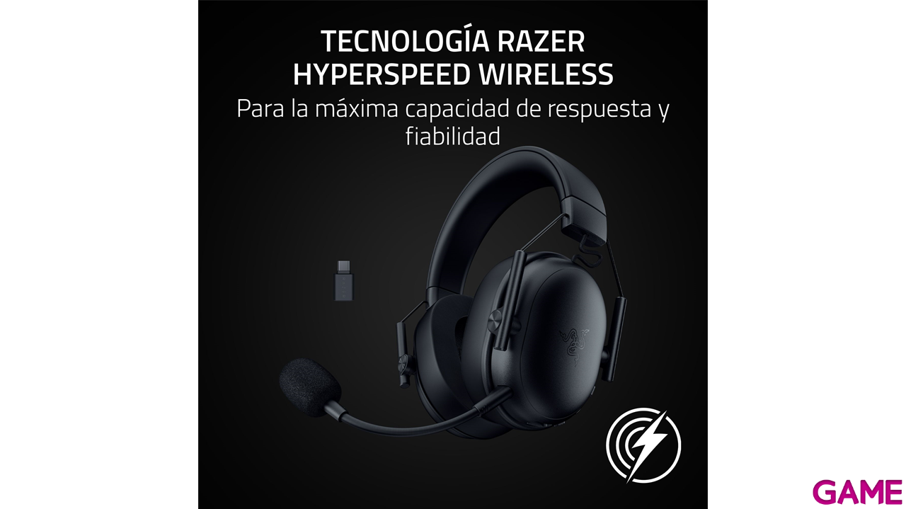 Razer BlackShark V3 X Hyperspeed Wireless Bluetooth PC - PS5 - PS4 - Switch - Movil - Auriculares Gaming-4