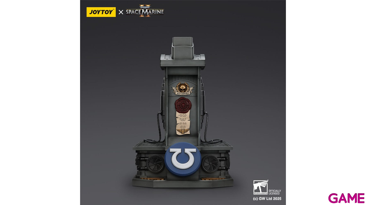 Replica Casco Warhammer 40,000: Space Marine 2 Ultramarines Teniente Titus con Display Stand de 44 cm-3