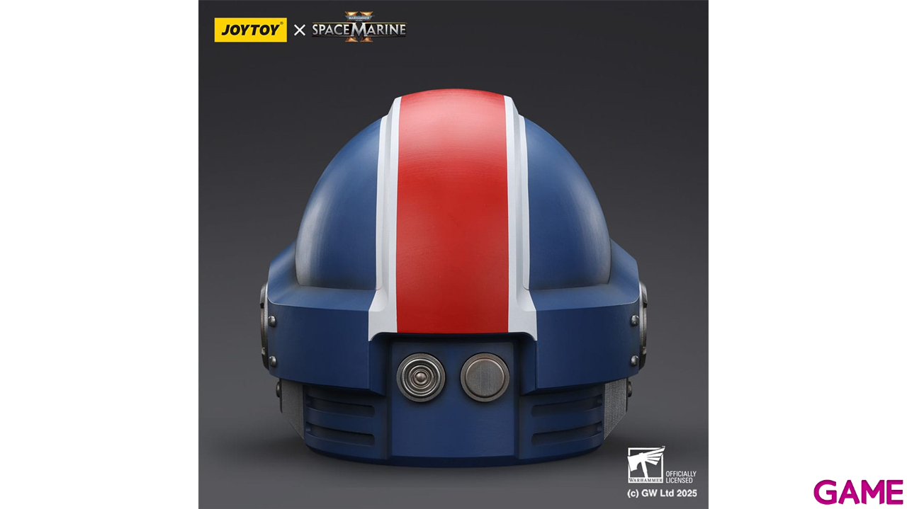 Replica Casco Warhammer 40,000: Space Marine 2 Ultramarines Teniente Titus de 30 cm-1