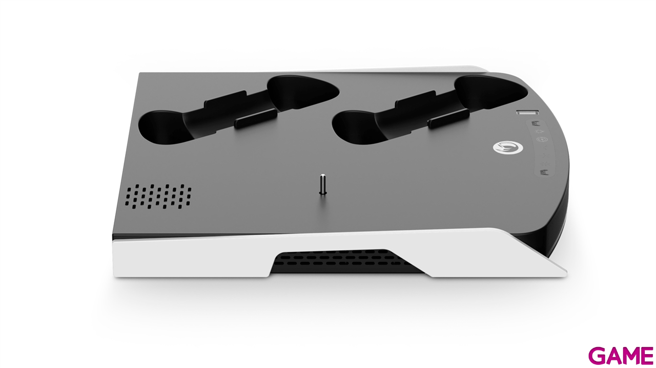 Base PS5, PS5 Pro y PS5 Slim con Ventilación y Cargador Mandos-3
