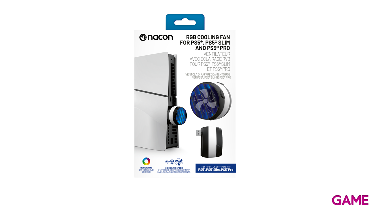 Ventilador RGB PS5, PS5 Pro Y PS5 Slim-1