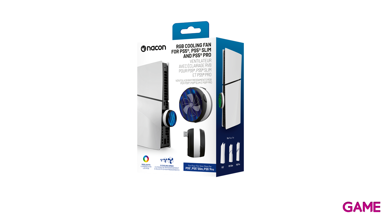 Ventilador RGB PS5, PS5 Pro Y PS5 Slim-7