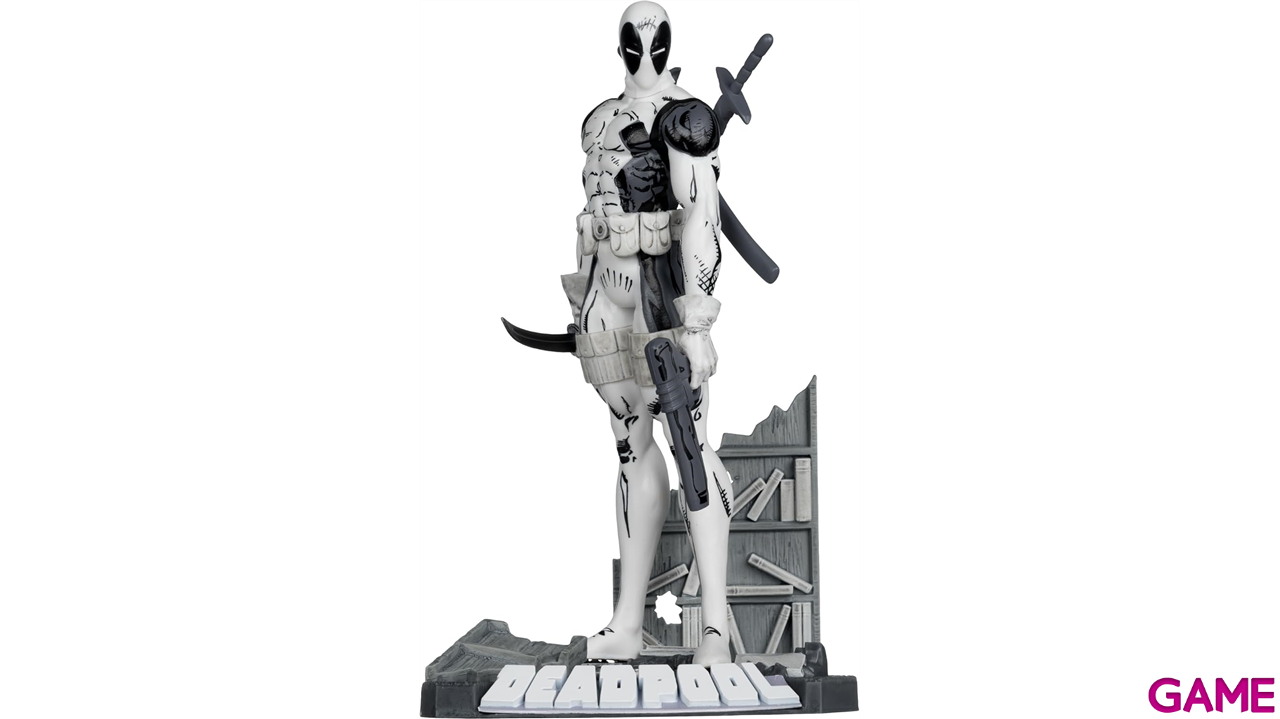 Figura Marvel Collection Deadpool The New Mutants Line Art Gold Label-6