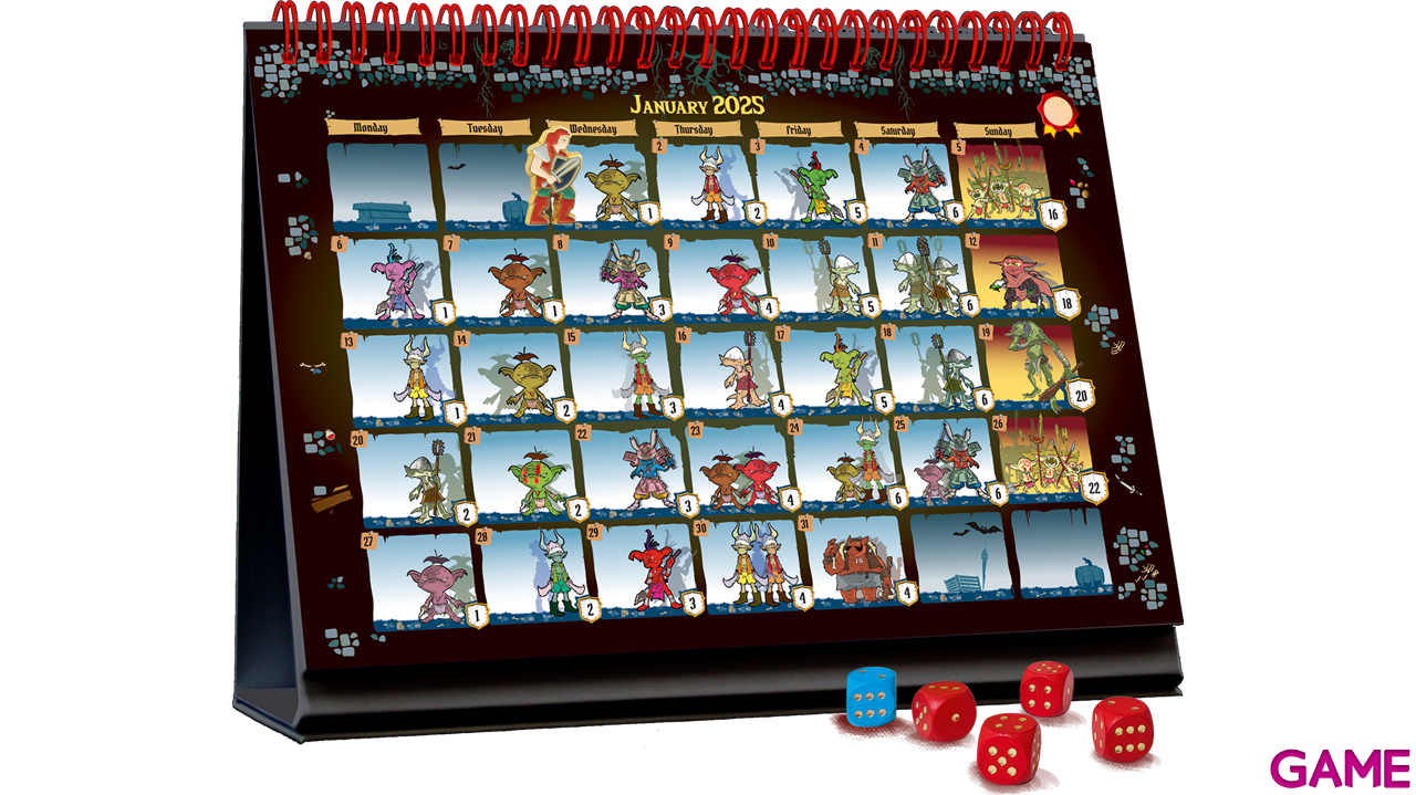 Calendario 365 Adventures Mazmorras-2
