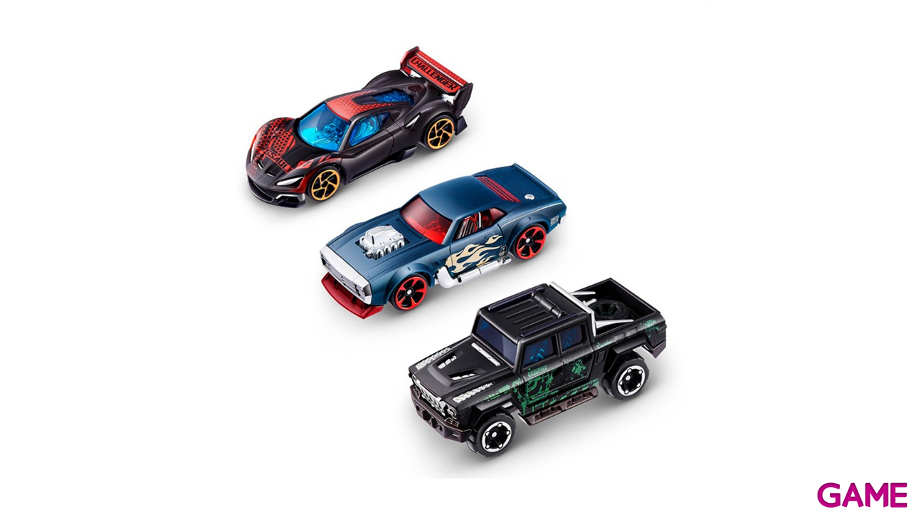 Metal Machines Pack 3 Mini Vehículos (Cambia color)-2