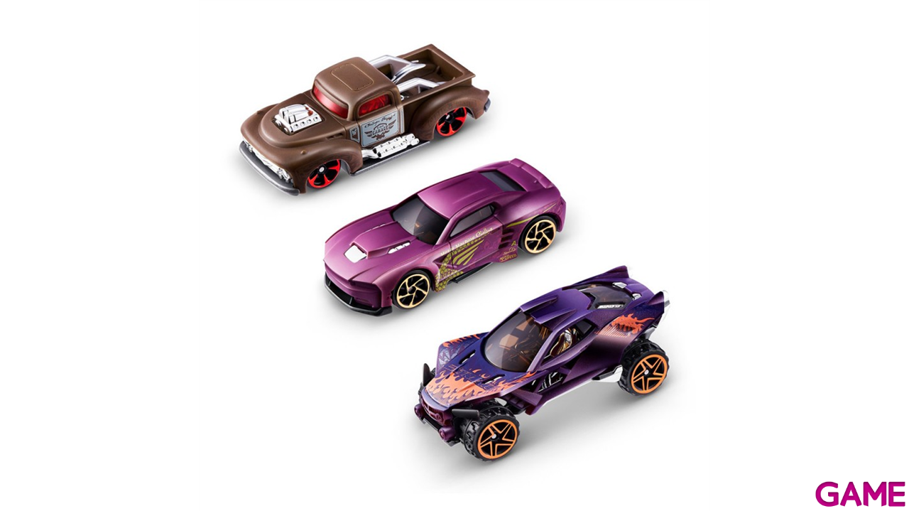 Metal Machines Pack 3 Mini Vehículos (Cambia color)-3