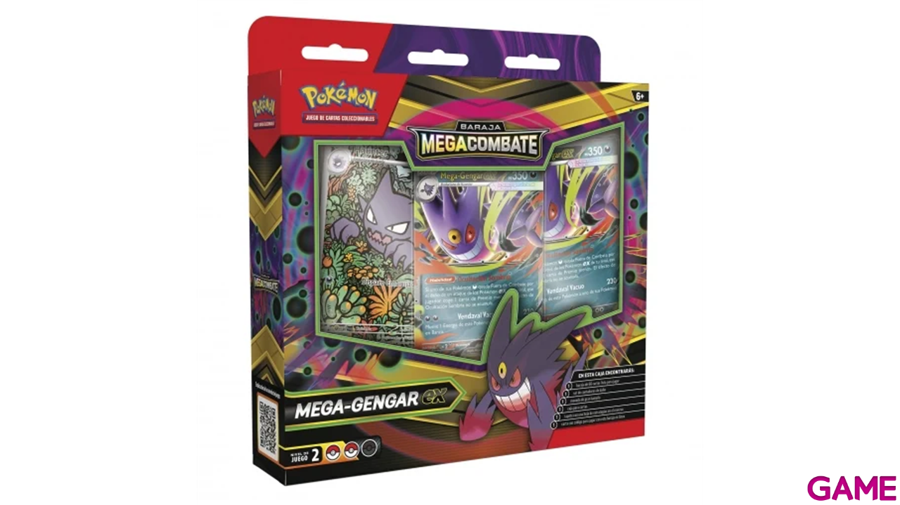 Pokémon Baraja Megacombate Mega Gengar ex / Mega Diancie ex (surtido)-1