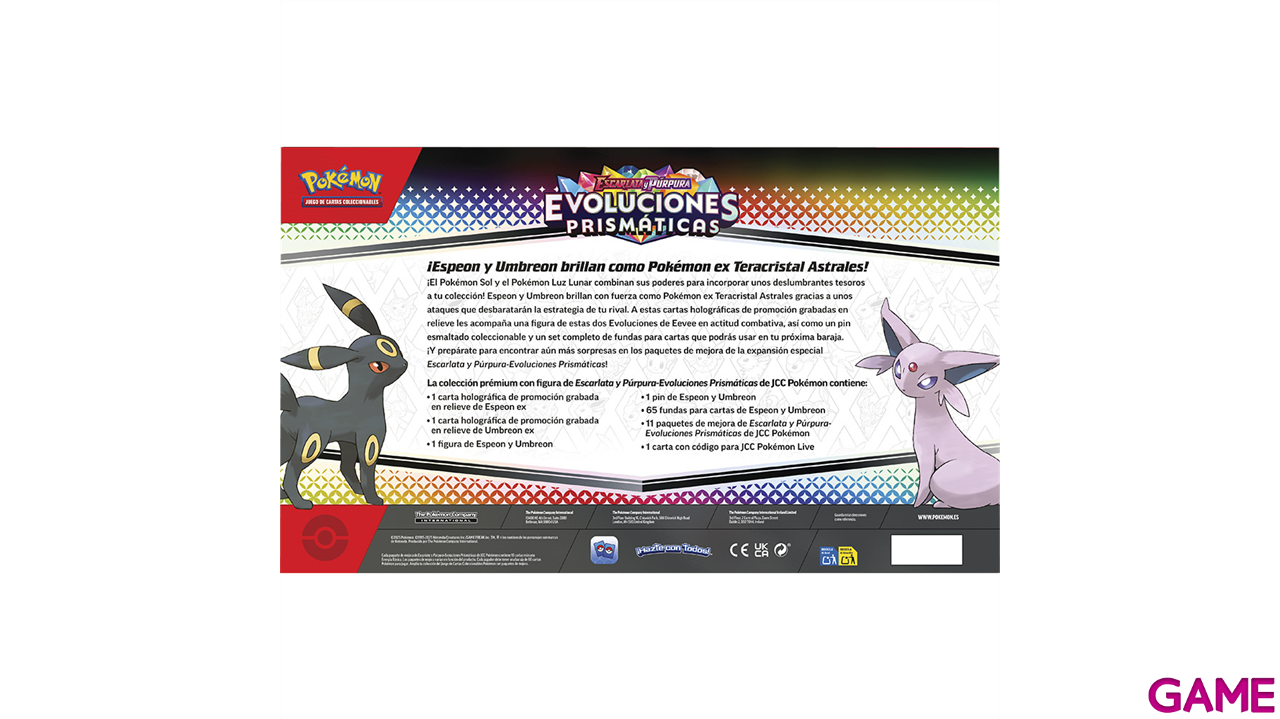 Caja colección con figura Pokémon Escarlata & Púpura - Evoluciones Prismáticas-2