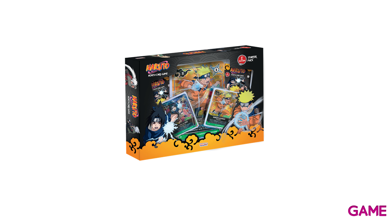 Starter Pack TCG Naruto Ninja Naruto y Sasuke-0