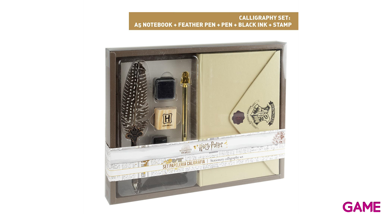 Set De Papelería Caligrafía Harry Potter-0