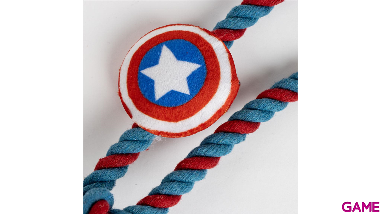 Juguete Para Perro Cuerda Avengers Capitan America-0