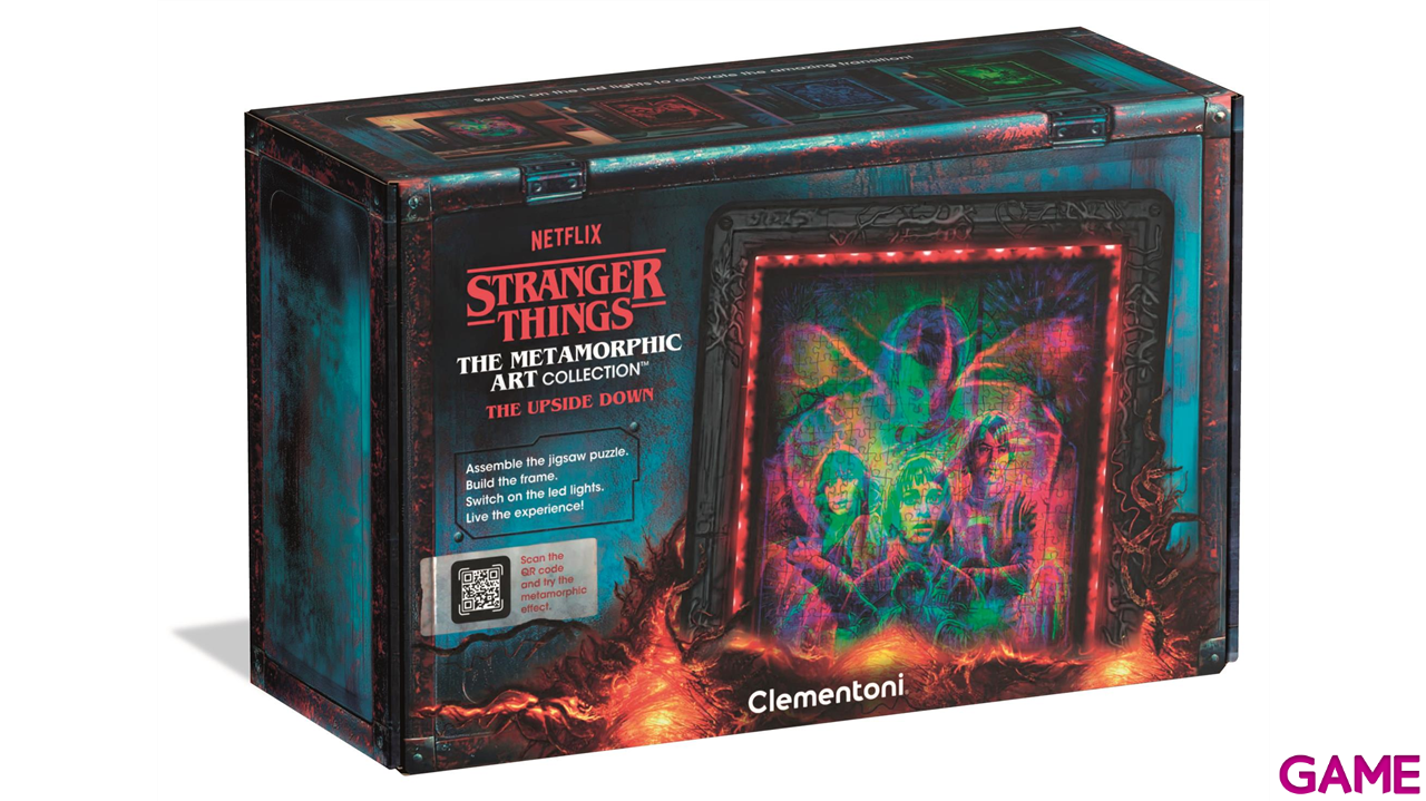Puzzle con iluminacion y marco Stranger Things The Upside Down de 520 piezas-6