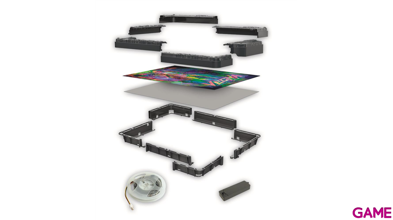 Puzzle con iluminacion y marco Stranger Things Vecna de 520 piezas-0