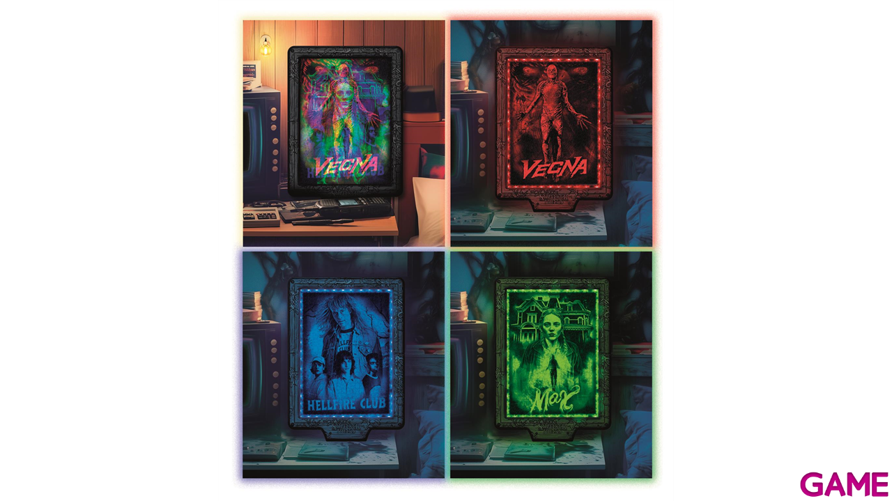 Puzzle con iluminacion y marco Stranger Things Vecna de 520 piezas-3