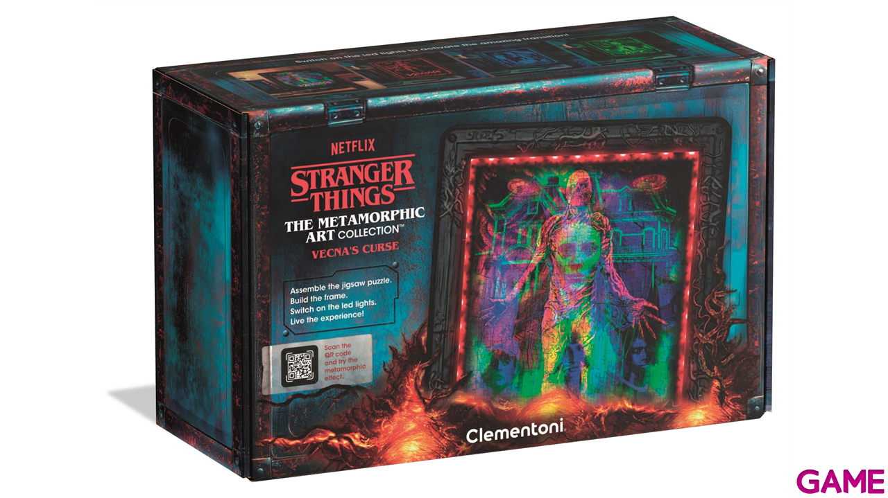 Puzzle con iluminacion y marco Stranger Things Vecna de 520 piezas-5