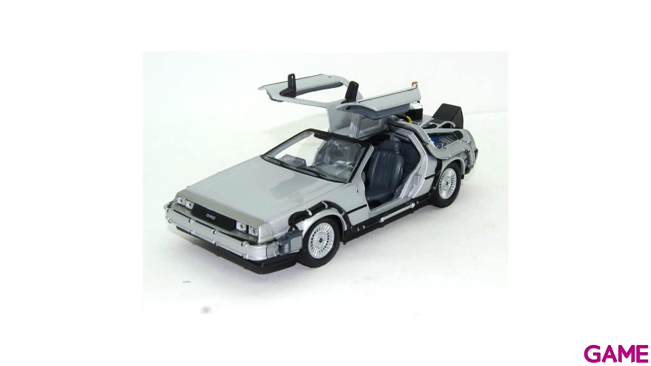 Replica Vehiculo Regreso al Futuro Delorean Versión Vuelo Escala 1/24-2