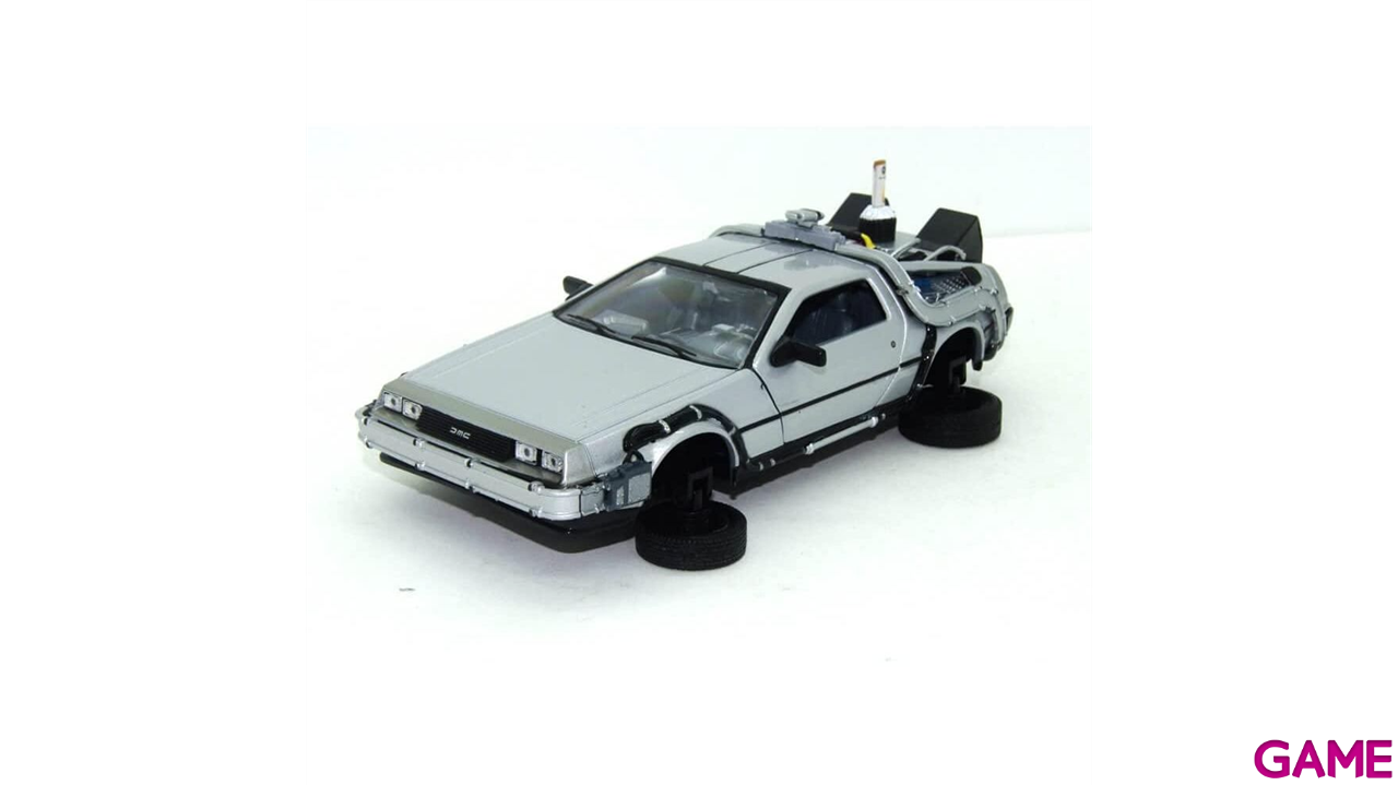 Replica Vehiculo Regreso al Futuro Delorean Versión Vuelo Escala 1/24-3